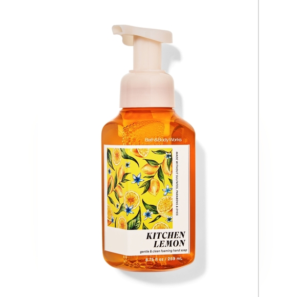 Bath & Body Works Kitchen Lemon Hand Soap - 8 Oz Refreshing Citrus Gel Cleanser